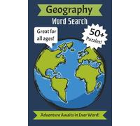 Geography Word Search: Word Searches Puzzles with Easy to Read Print about Geography, Countries, Major Cities and More | 6x9 inches, 120 pages | 60 ... Gift for Vacations, Holidays and Relaxation
