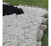 Geogrid Ground Reinforcement for Garden Paths, 2 Inch Tall Soil Stabilization Grid, 2/3/4/5/6 M Wide, Durable Pea Gravel Support (Size: 2x10m/6.5x32.8ft)