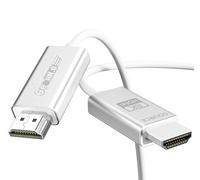 GeoHN.G 10K 8K Fiber Optic HDMI Cable 1M, 48Gbps 8K60Hz Super Flexible HDMI 2.1 Cable eARC HDR10 HDCP 2.2&2.3 Dynamic HDR Compatible with Blu-ray/Roku TV/PS5/HDTV/SoundBar