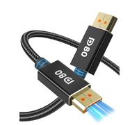 GeoHN.G 80Gbps DisplayPort Cable 2.1 3M/10FT, DP80 [16K@60Hz, 8K@240Hz, 4K@540Hz] DP Cord UHBR20, HDR, HDCP2.3, DSC 1.2a, FreeSync G-Sync for Gaming Monitor 5090 7900XTX Graphics Card