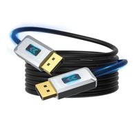 GeoHN.G Fiber Optic DisplayPort 2.1 Cable 1.5M, DP 2.1 Cable [16K@30Hz, 8K@60Hz, 4K@240Hz] 40Gbps UHBR10, HDR, 3D, HDCP2.2, FreeSync G-Sync for 4090 3090 Gaming Monitor Graphics Card
