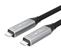 GeoHN.G Full-Featured Fiber Optic USB C to USB C Cable 10M, 5Gbps USB 3.2 Video Cable Long Distance with PD 60W, Support 2-Lanes DP1.4 for VR Headsets/AR, Webcam, Mini PC, Laptop, Video Conference