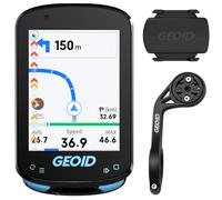 GEOID CC600 Color Screen Bike/Cycling Computer Wireless - Route Navigation with Re-Route Planing, WiFi & Bluetooth, Fast 5s GPS Positioning, with CS600 Cadence/Speed Sensor for Cycling