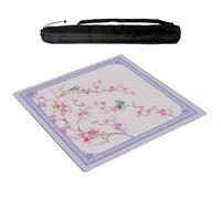GeOinQL Mahjong Table Mat, Anti Slip Noise Reduction Mahjong Table Mat, for Mahjong Poker Cards(60 cm/23.62 in)