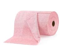 GEOKILO 40 Sheets Microfibre Cloths, 25x25cm Multifunctional Reusable Hand Tear Cleaning Cloths, Wet and Dry Dual Use Washable Rags Water/Oil Absorbent Micro Fibre Cloths for House, Kitchen, Car-Pink