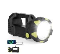 GEOKILO Large Torch Camping Lantern, 3 Light Sources Rechargable Torch, 8 Modes Spotlight Torchs Emergency Light, 4800mAh Power Bank, Portable Searchlight Large Torchs for Hiking Power Outage