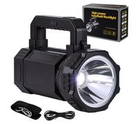 GEOKILO Rechargeable Torch LED Super Bright, Portable Flash Light Torch | High Powered Flashlight Small Hand Torch Waterproof Camping Torch LED Searchlight Spotlight for Hiking Power Outage