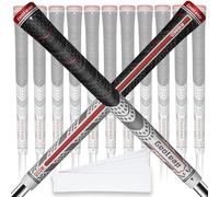 Geoleap Golf Club Grips - Standard/Midsize, Textured, All-weather Performance, 13pcs with 15 Tapes & Repair Kits