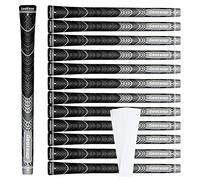 Geoleap Golf Grips Set of 13- Grips with Tapes and with All Repair Kits for Choice,Hybrid Golf Club Grips,Standard/Midsize,All Weather Contral, High Feedback & Traction.