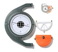 Geologic Surveying Compass with Tilt Gauge, Automatic Leveling, Enlarged Dial Scale, Suspended Mining Measuring Tool for Accurate Detection
