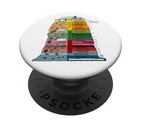 Geologic Time Scale Earth's History Geology Geologist PopSockets Adhesive PopGrip