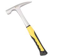 Geological Hammer with Shock Absorbing Handle, 31 Oz Big Pointed Tip Hammer with PU Non-slip for Rock Hounding, Geological Exploration, Prospecting, Mining (point head)