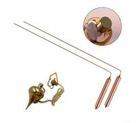 Geological Prospecting Copper Divining Rods 2 Pieces for Treasure Hunters (B)