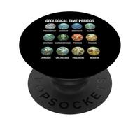 Geological Time Periods Chart Paleontology & Earth History PopSockets Adhesive PopGrip