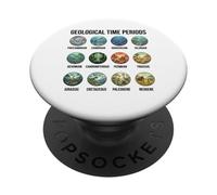 Geological Time Periods Chart Paleontology & Earth History PopSockets Adhesive PopGrip