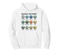 Geological Time Periods Chart Paleontology & Earth History Pullover Hoodie