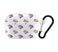 Geologist Rockdiamond Bluetooth Earphone Case Hard Covers Earbuds Protective Case Compatible with Airpods Pro