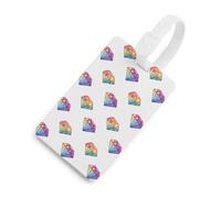 Geologist Rockdiamond Luggage Tags for Suitcases Cute ID Tags Travel Baggage Tag Name Tags for Women Men