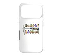 Geologist Rockhound Hammer With Rock Faces Case for iPhone 17 Pro