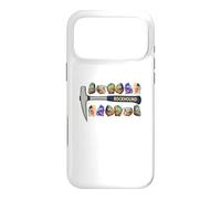 Geologist Rockhound Hammer With Rock Faces Case for iPhone 17 Pro Max