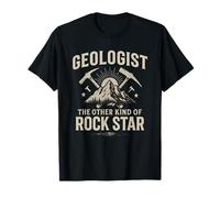 Geologist The Other Kind of Rock Star Funny Mountain Pun T-Shirt