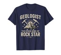 Geologist The Other Kind of Rock Star Funny Mountain Pun T-Shirt