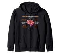 Geologists Brain Geological Mineral Collector Zip Hoodie
