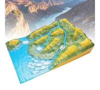 Geology 3D Plate Tectonics Model, Sedimentation Demonstration Device Model, Scientific Geographical Teaching Instrument Model for Middle School Study Aid