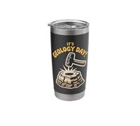 Geology Day Rocks Science Earth Fossil Student Geologist Stainless Steel Insulated Tumbler
