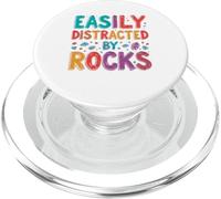 Geology Easily Distracted by Rocks Collector Lover Geologist PopSockets PopGrip for MagSafe