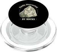 Geology Easily Distracted by Rocks Collector Lover Geologist PopSockets PopGrip for MagSafe