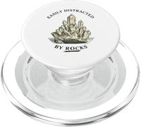 Geology Easily Distracted by Rocks Collector Lover Geologist PopSockets PopGrip for MagSafe