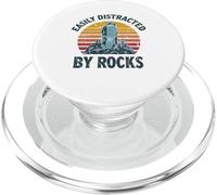 Geology Easily Distracted by Rocks Collector Lover Geologist PopSockets PopGrip for MagSafe