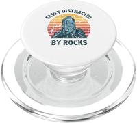 Geology Easily Distracted by Rocks Collector Lover Geologist PopSockets PopGrip for MagSafe