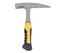 Geology Kit, Rock Hammer, Brick Hammer Rubber Handle Impact Resistant Geological Pointed Head Duckbill Hammer(Small)