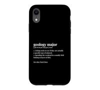 Geology Major Definition Dictionary Academic Subject Case for iPhone XR