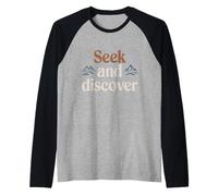 Geology Rock Collecting Mineral Enthusiast and Fossil Hunter Raglan Baseball Tee