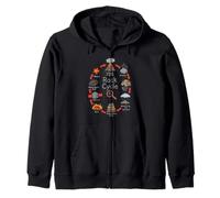 Geology Rock Cycle Chart Earth Science Diagram Zip Hoodie