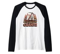 Geology Rock Types Humor - Let’s Not Take It for Granite Raglan Baseball Tee