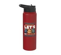 Geology Rock Types Humor - Let’s Not Take It for Granite Stainless Steel Insulated Water Bottle