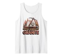 Geology Rock Types Humor - Let’s Not Take It for Granite Tank Top