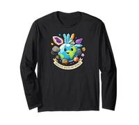 Geology Rocks My World Cute Earth Crystals Science Lover Long Sleeve T-Shirt