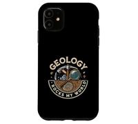 Geology Rocks My World Geologist Earth Science Lover Pun Case for iPhone 11