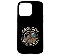Geology Rocks My World Geologist Earth Science Lover Pun Case for iPhone 15 Pro Max