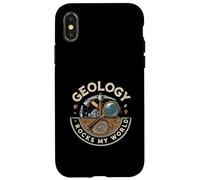 Geology Rocks My World Geologist Earth Science Lover Pun Case for iPhone X/XS