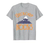 Geology Rocks T-Shirt Gem Rock Mineral Men Women T-Shirt, Men, Heather Grey, 6X-Large