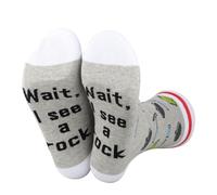 Geology Socks Wait I See A Rock Socks Rock Collector Socks Geology Student Graduation Gift (Cotton, I See A Rock SOCKS)