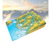 Geology Topography Model - Sedimentation Demonstration Device for Middle School Science Experiments and Teaching Aid