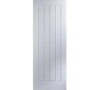 Geom Unglazed Cottage White Woodgrain Effect Internal Fire Door, (H)1981mm (W)686mm (T)44mm