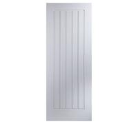 Geom Unglazed Cottage White Woodgrain Effect Internal Fire Door, (H)1981mm (W)838mm (T)44mm